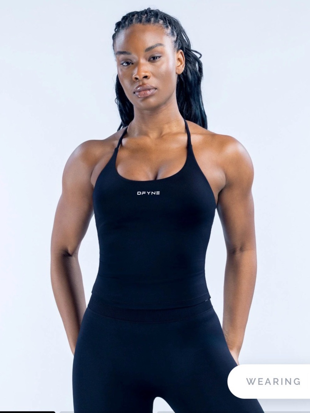 DFYNE Dynamic Twist Back Top, Like New, Worn Once